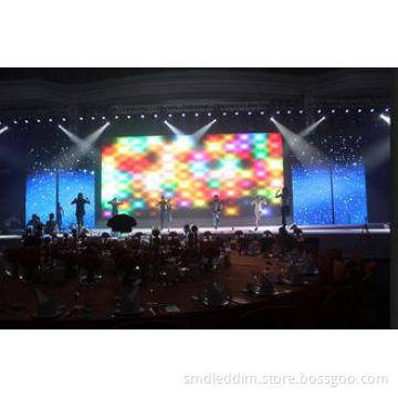 P3.91 LED stage screen die casting slim cabinet full color